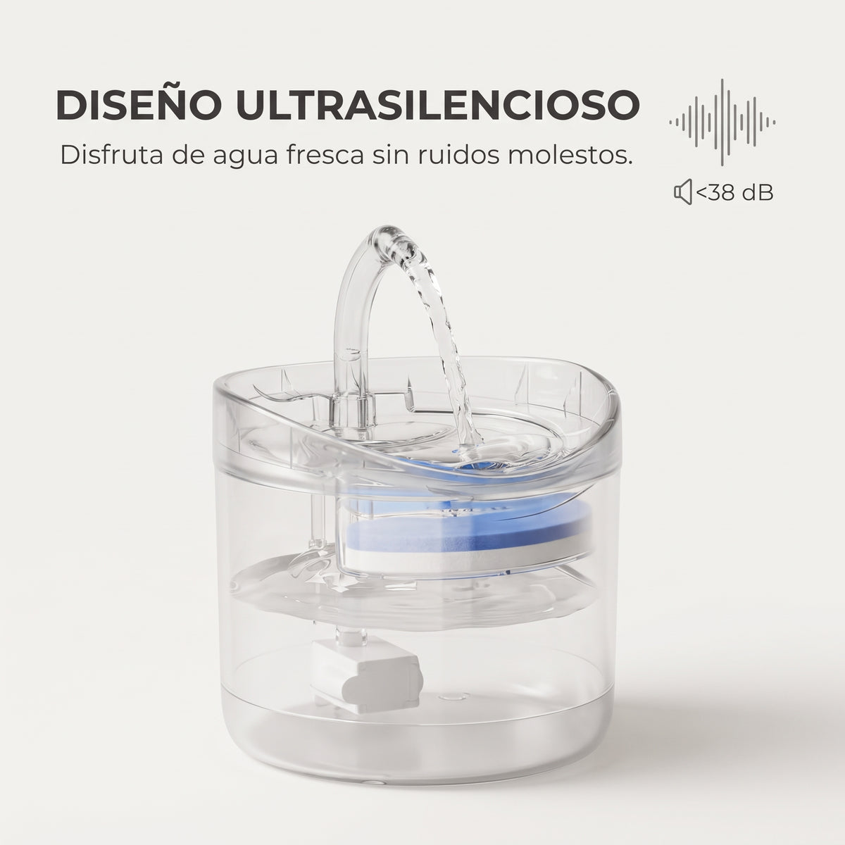 Silenciosa de día y de noche