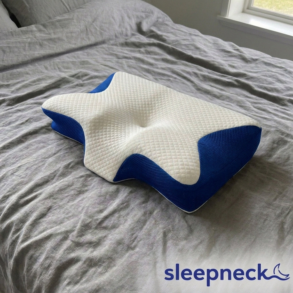 SleepNeck Pillow - Blue